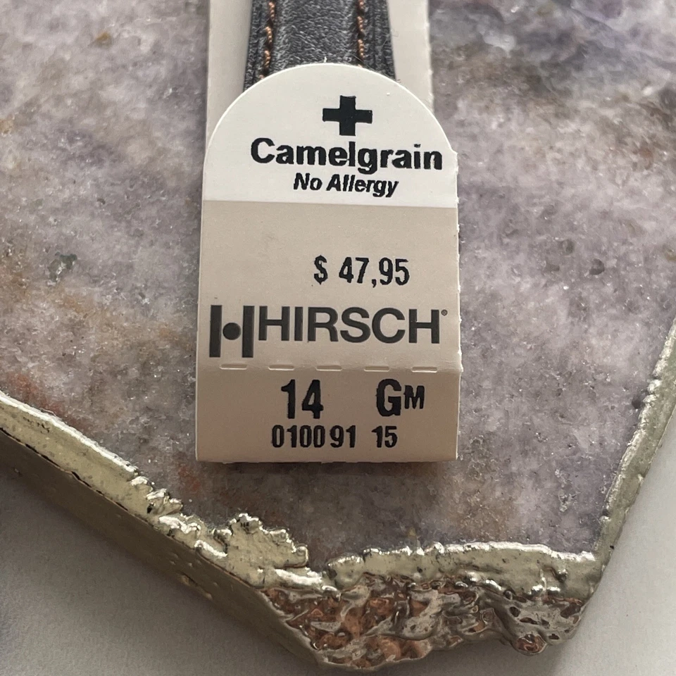 Ремешки для часов Hirsch Camelgrain No Allergy 12 мм выгодные сделки продажи покупки - Изображение 3 из 4