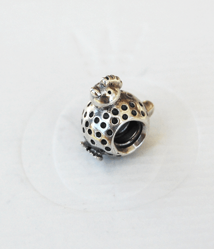 Genuine Pandora Charm Bead - Chicken - 790302 - retired