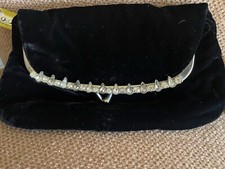 Vintage And Velvet Rhinestone Clutch Purse
