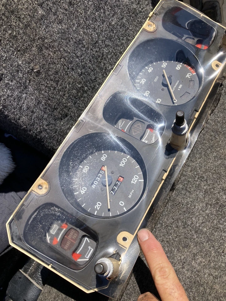 Lancia Beta 1977 velocímetro completo cuadro de instrumentos con bisel carreras italianas Foto 2 de 4