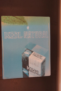 Advertising Cigarette Kool Natural 10” X 8” Lenticular Cardboard Sign Unglued