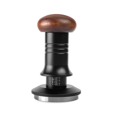 Walnut Handle Espresso Tamper Professional Coffee Tamper Tool with Stainless ...