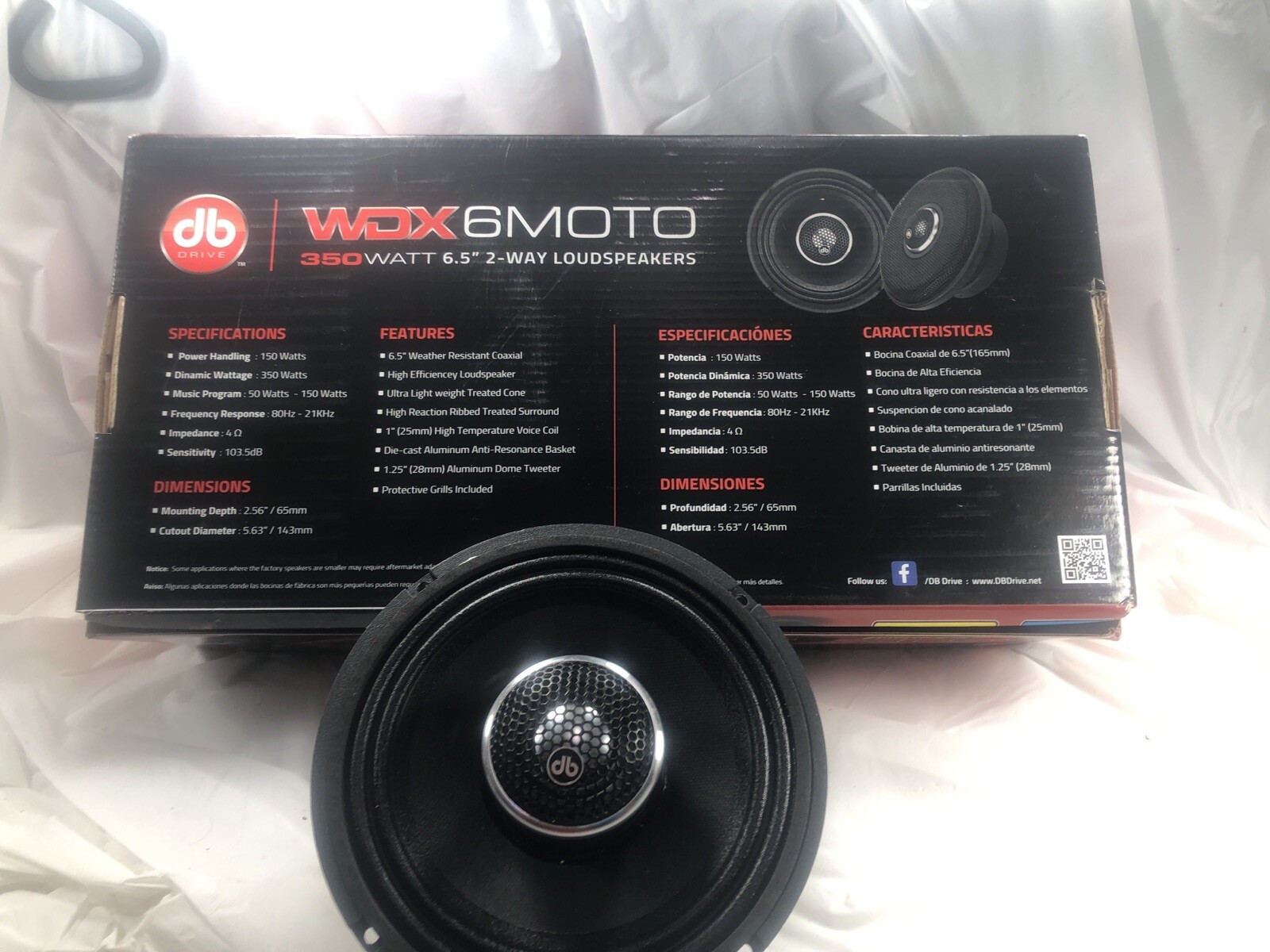 db drive wdx6moto 6.5 speakers