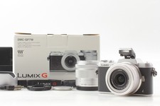 Inglese OK [Top MINT BOX] Panasonic LUMIX DMC-GF7 16MP Argento 12-32mm 35-100mm