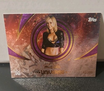 2025 Topps Universe WWE - Legends Michelle McCool #177 Purple Glass /399