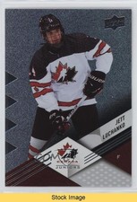 2024 Upper Deck Team Canada Juniors Patterned Foilboard Jett Luchanko READ 12v7