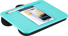 LAPGEAR Compact Lap Desk - Fits up to 15 Inch Laptops - Aqua Sky - Style No. 431