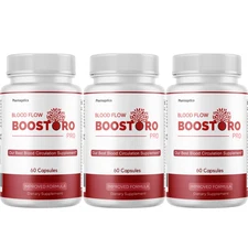 Blood Flow Boostoro Pro - Healthy Blood Circulation Supplement- 3 Bottles