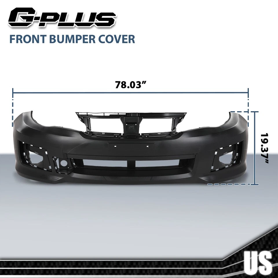 Front Bumper Cover Fascia Fit For 2011 2012 2013 2014 Subaru Impreza WRX Models Foto 2 de 4