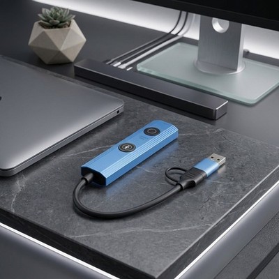 5-in-1 AI USB Hub für Spracheingabe Dokumentenerstellung und schnelle Datenübe