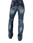 Cowgirl Tuff Western Jeans Womens Firecracker 30 Long Med Wash JFIRER CLEARANCE — photo 4
