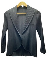 ISSEY MIYAKE FETE Pleats Jacket 3 Polyester BLK IF74FD736