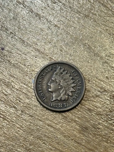 1887 Indian Cent VF