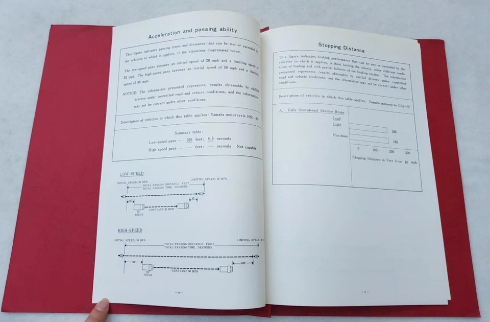 YAMAHA CONSUMER INFORMATION Motorcycle Sales Brochure 1971 X10 MODELS - Image 3 of 4