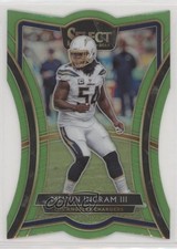 2019 Select Premier Level Die-Cut Neon Green Prizm 18/49 Melvin Ingram III 10qe