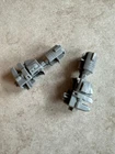 Vintage 1993 Mighty Morphin Power Rangers Deluxe Megazord Cannons x2 Part MMPR