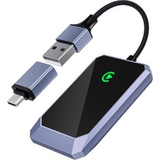Wireless CarPlay Adapter for iPhone Convert Wired CarPlay to Wireless PlugPlay