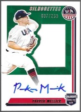 Parker Messick 2022 Panini Stars and Stripes Silhouettes Auto Jersey 97/250