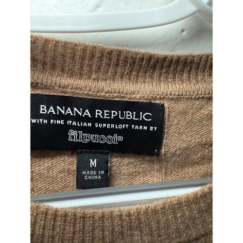 Maglione donna Banana Republic filpucci lana merino misto cashmere medium - Foto 2 di 8