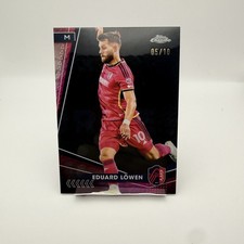 2024 Topps Chrome MLS Eduard Lowen Black SHIMMER  /10 St Louis City SC