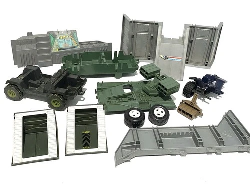 Vintage 1980’s Hasbro G.I. Joe Headquarters Vehicles Lot For Parts