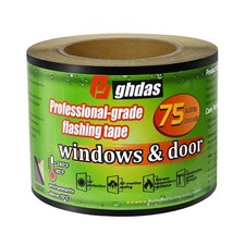 Flashing Tape, 3.75" x 75', Industrial Strength for Windows, Doors, Weather-R...
