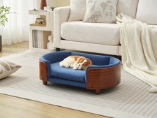 26.38" Stylish and Modern Elevated Dog Bed,Nordic Pets Sofa with Cozy Pad Waterp