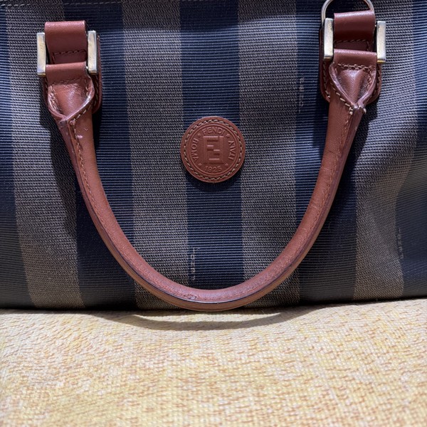 Fendi Pequin Handbag