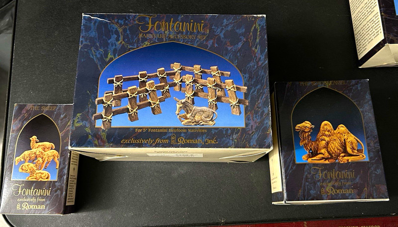 Fontanini Heirloom Nativities Christmas Nativity Barnyard Set Camel & Sheep