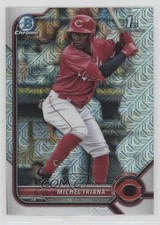 2022 Bowman Chrome Prospects Mega Box Mojo Refractor Michel Triana #BCP-75 f2v