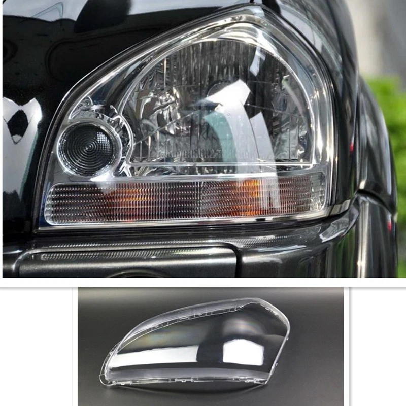 Cubierta de lente de faro transparente lado izquierdo para Hyundai Tucson 2006-2012 Foto 4 de 4