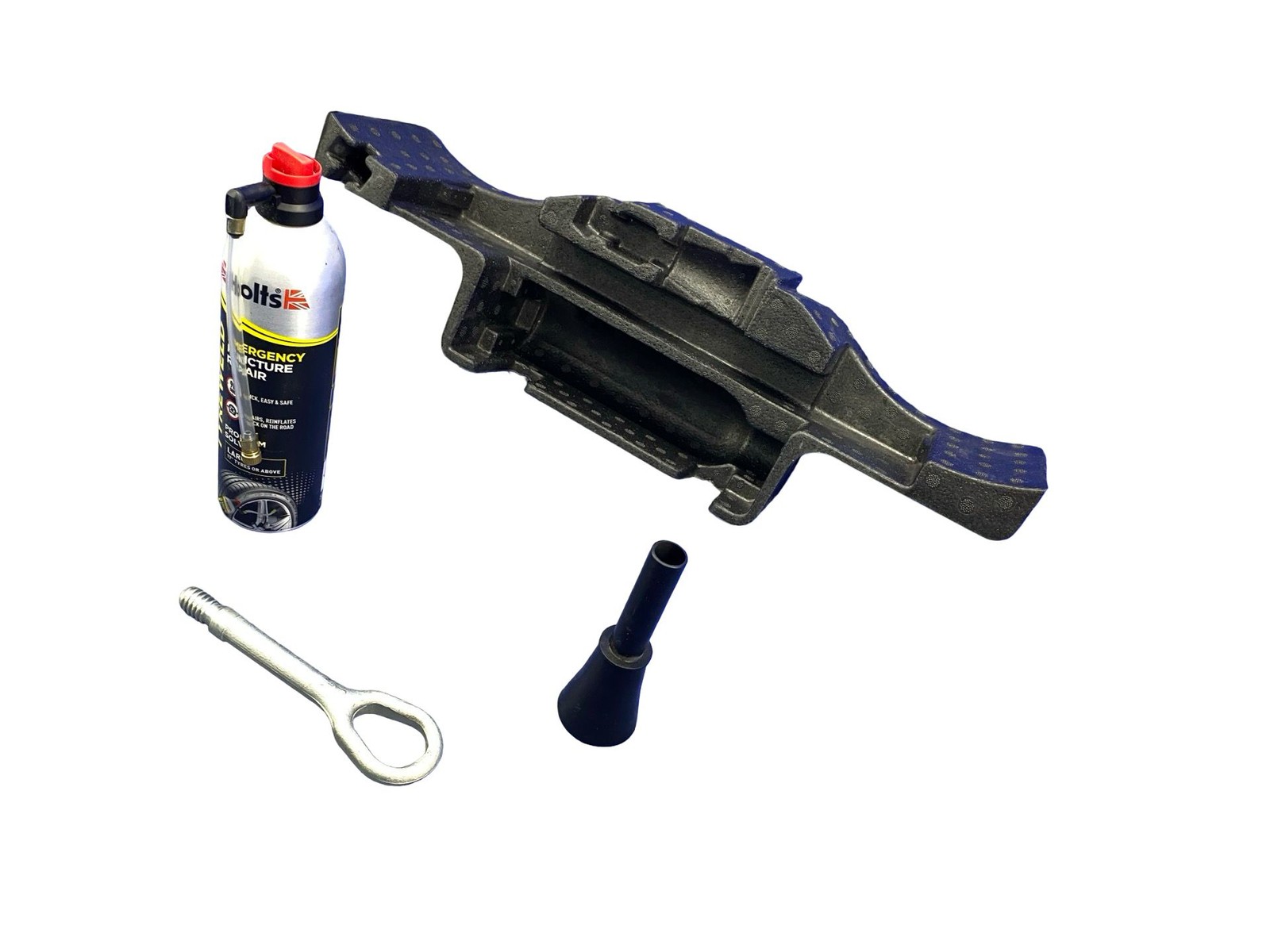 2016-2021 Mclaren 570s Emergency Trunk Foam Insert Carrier W/Puncture Repair Kit