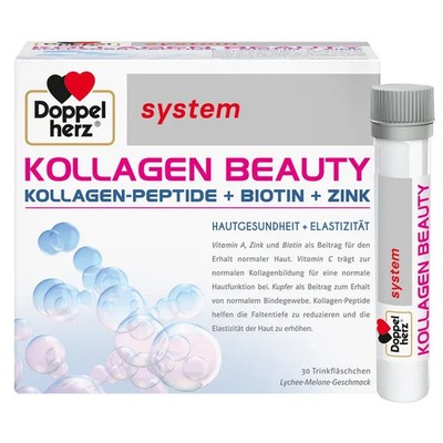 Doppelherz system KOLLAGEN Beauty, 30 Trinkfläschchen, PZN 13332904