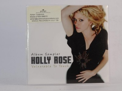 HOLLY ROSE VULNERABLE TO TOUCH (E34) 5 Track Promo CD Single including Picture S