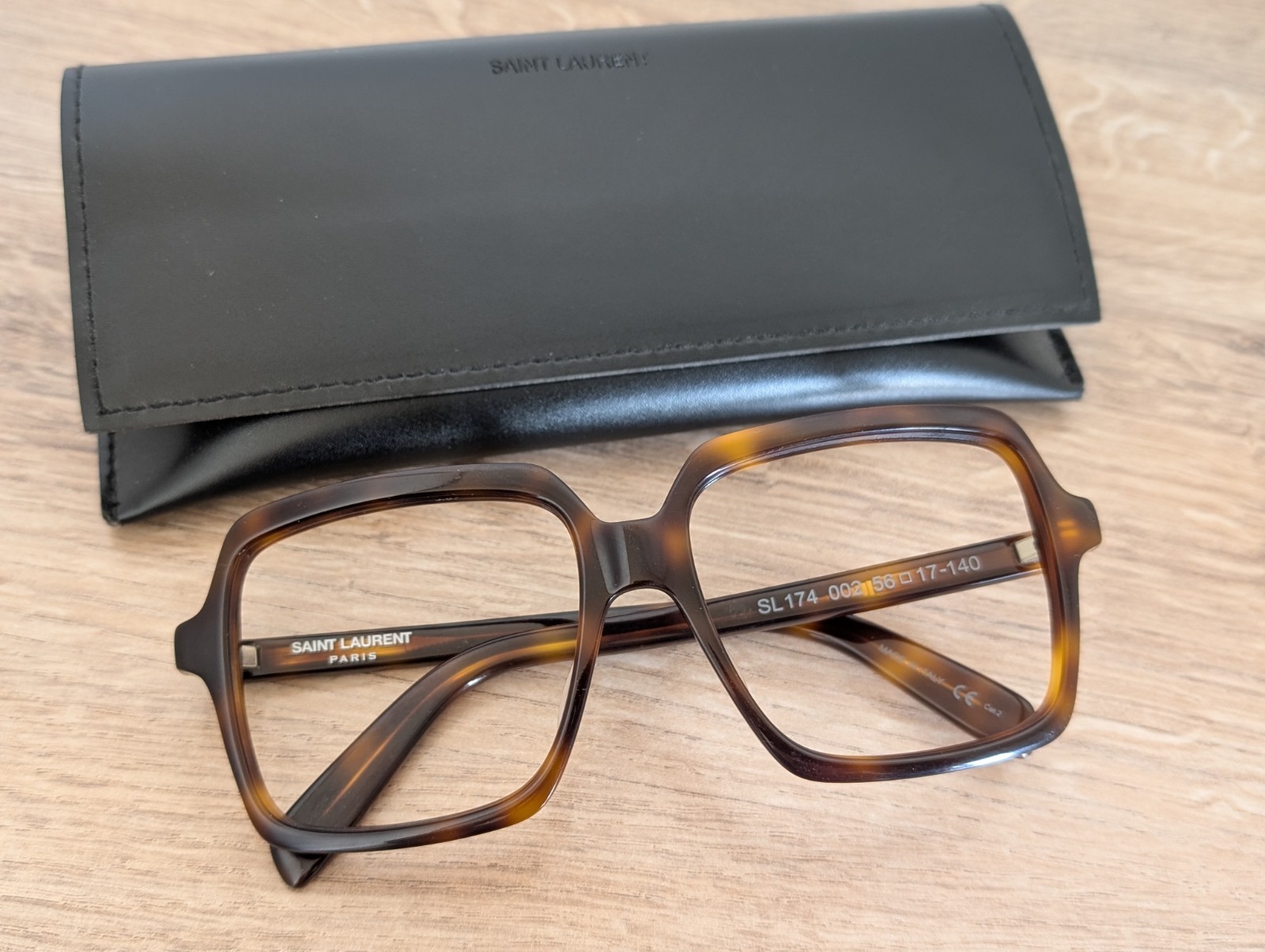 Saint Laurent SL 174 Square Oversized Sunglasses Frames