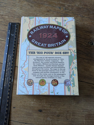 Railway Maps of Great Britain, 1924: The  Big Four  Box-set. Steam Trains
