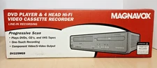 NEW Magnavox  DVD Player & 4 Head Hi Fi VCR VHS Recorder Model DV225MG9 Sealed