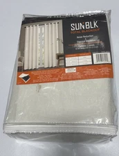 Sunblk Total Blackout Curtains 2 Panels, 52" x 84", Bradley Birch