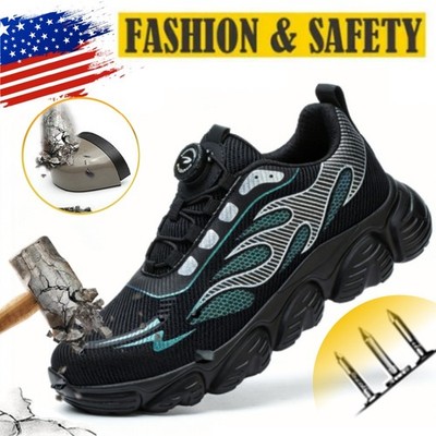 Indestructible Labor Protection Shoes Men's Steel Toe Anti Smashing Safety Boots