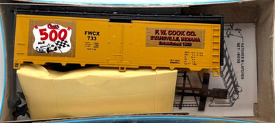 HO SHOW ME LINES / ATHEARN SML-B-54 40' WOOD REEFER COOK'S 500 ALE BEER CUSTOM