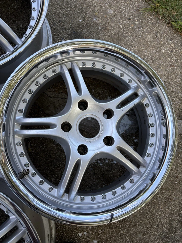 Ruedas escalonadas de fábrica Porsche SSR 18 pulgadas 18x8, 18x10 Foto 4 de 4