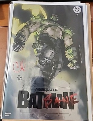 Absolute Batman #11 Clay Mann Exclusive signed Clay Mann ready to ship.