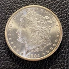 1884-CC $1 Morgan Dollar Brilliant Uncirculated Key Date Carson City No Reserve