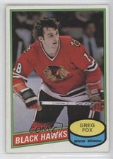 1980-81 O-Pee-Chee Greg Fox #268 0a4