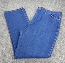 Vintage Wrangler Jeans Mens 42x34 Blue 945 DEN 70s Denim Wear