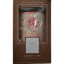 Kenneth Brown Ladybug Paisley Nursery Lamp  Shade NEW