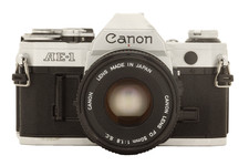 Canon AE-1 SLR 35mm Camera Body with 50mm f1.8 SC FD Lens 50759