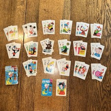 VTG Old Maid Card Game Set Ed-u-cards Circus Performers Retro 50s Complete