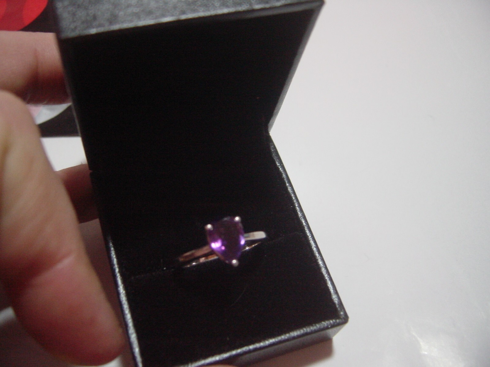 beautiful solid Silver solitaire Ring-superb Afri… - image 2