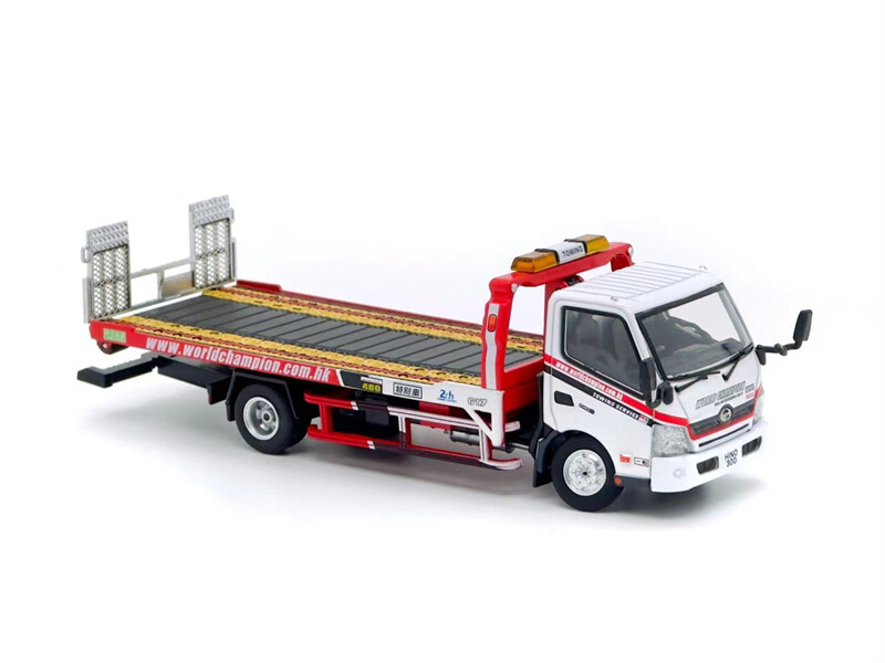 Unique Model × Tiny 1:64 Hino 300 Dutro Full floor trailer Diecast